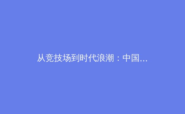 从竞技场到时代浪潮：中国体育产业变革背后的深层逻辑 - 4